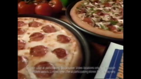 May 15, 1995 - Blockbuster Video Pizza! Pizza! Deal