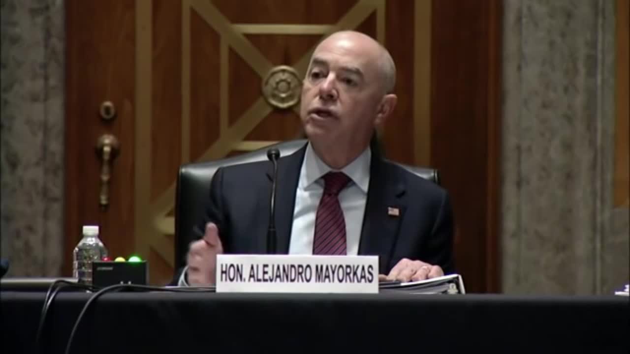 Homeland Security Secretary Mayorkas Asked Where Border Wall Money Went