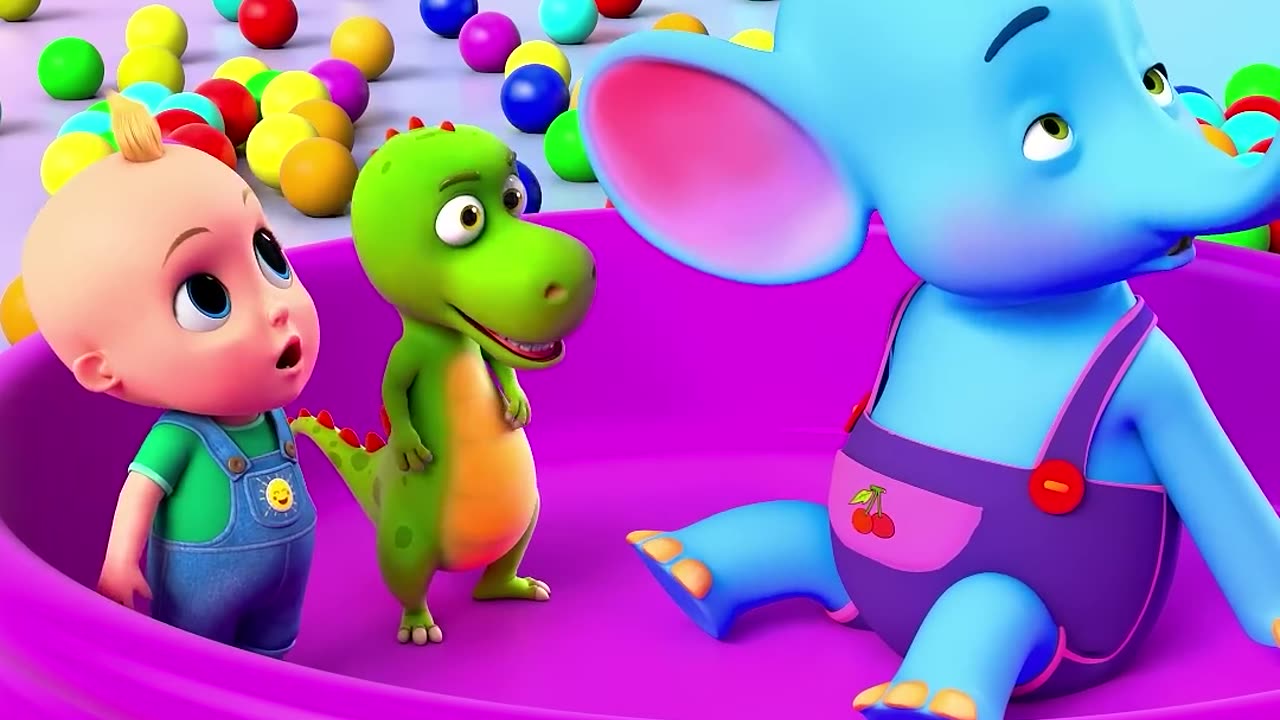 Ball Pool Adventure with Johny, The Elephant & Zigaloo!