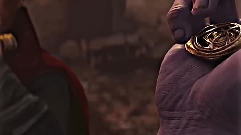 You’re not the only one cursed with knowledge. #thanos #ironman #doctorstange #marvel #mcu #shorts