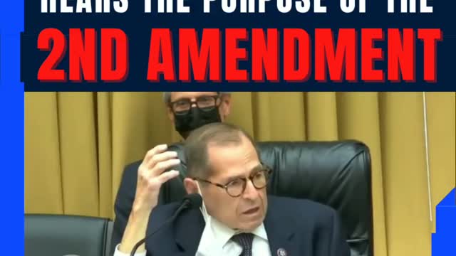 Nadler Shocked when he hears the purpose of the second amendment