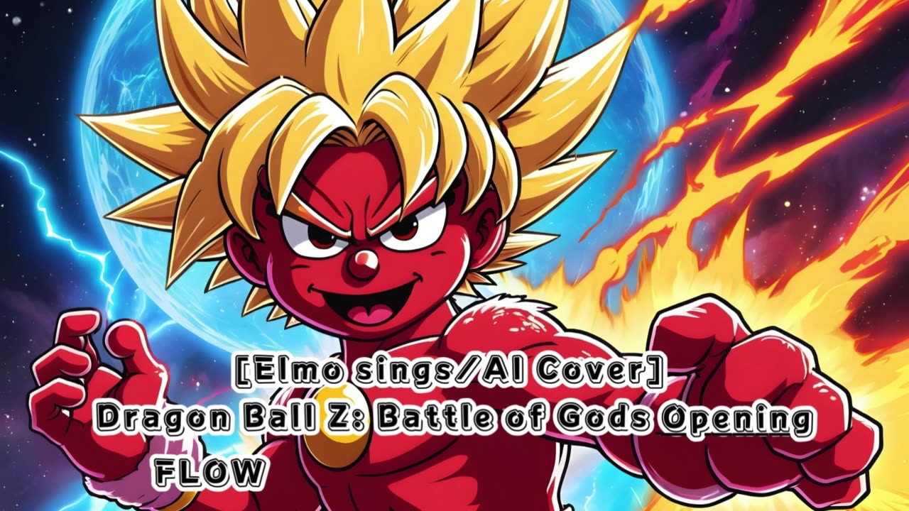 [Elmo sings/AI Cover] Dragon Ball Z: Battle of Gods Opening FLOW - CHA- LA-HEAD-CHA-LA