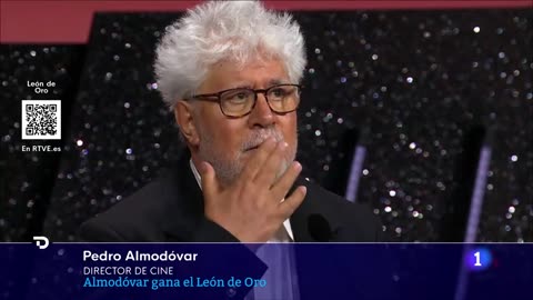 FESTIVAL de VENECIA: PEDRO ALMODÓVAR GANA el LEÓN de ORO y HACE HISTORIA para el CINE ESPAÑOL | RTVE