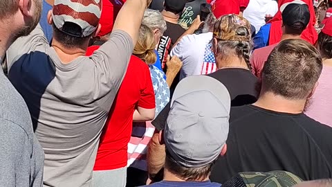 Badass paratroopers, Butler Trump rally.