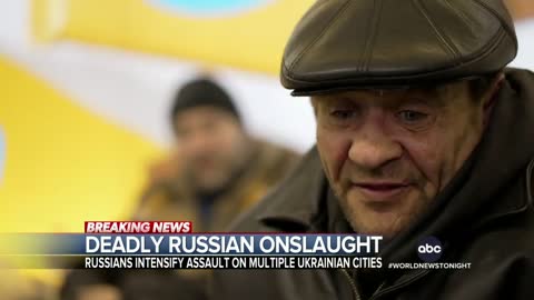 Russian airstrike assault on Kyiv destroys civilian targets