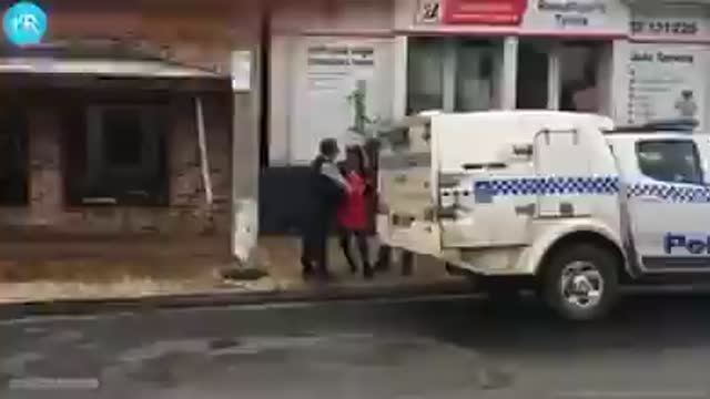 A shop owner is who refuses to serve masked customers is violently arrested