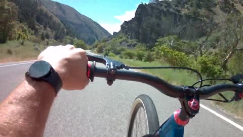 Drift Trike Race Down a Canyon!