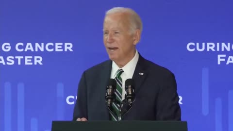 Biden says his goal is to "cut American cancer deaths in half by 2020"