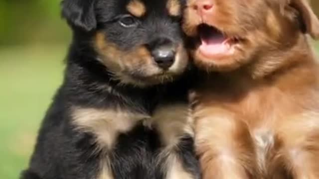 cute puppy video