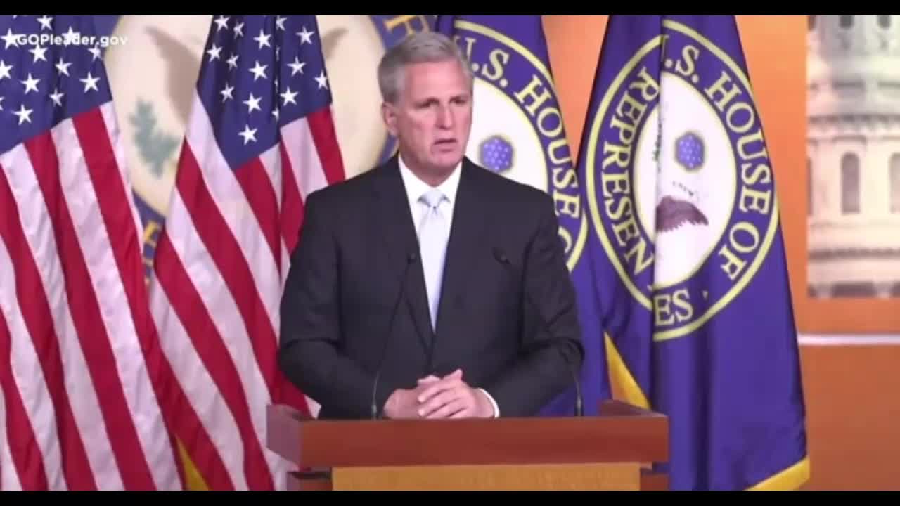 "Why Would You Negotiate With The Taliban?: Minority Leader McCarthy On Afghanistan