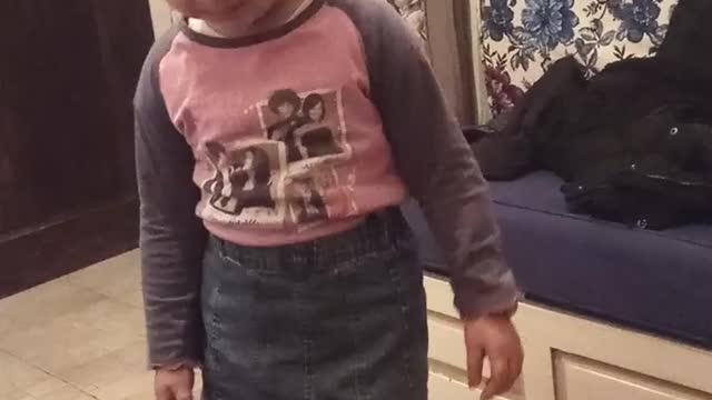 My beautiful girl is learning to dance