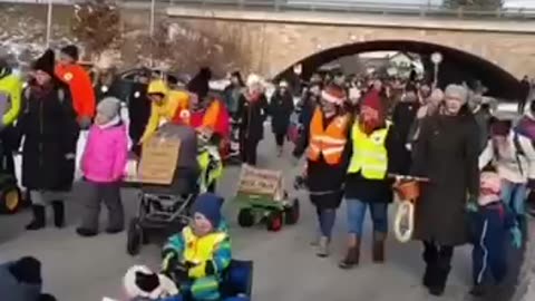 die Kleinsten demonstieren in Bayern