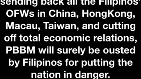 China Is Now Calling PBBM's Bluff