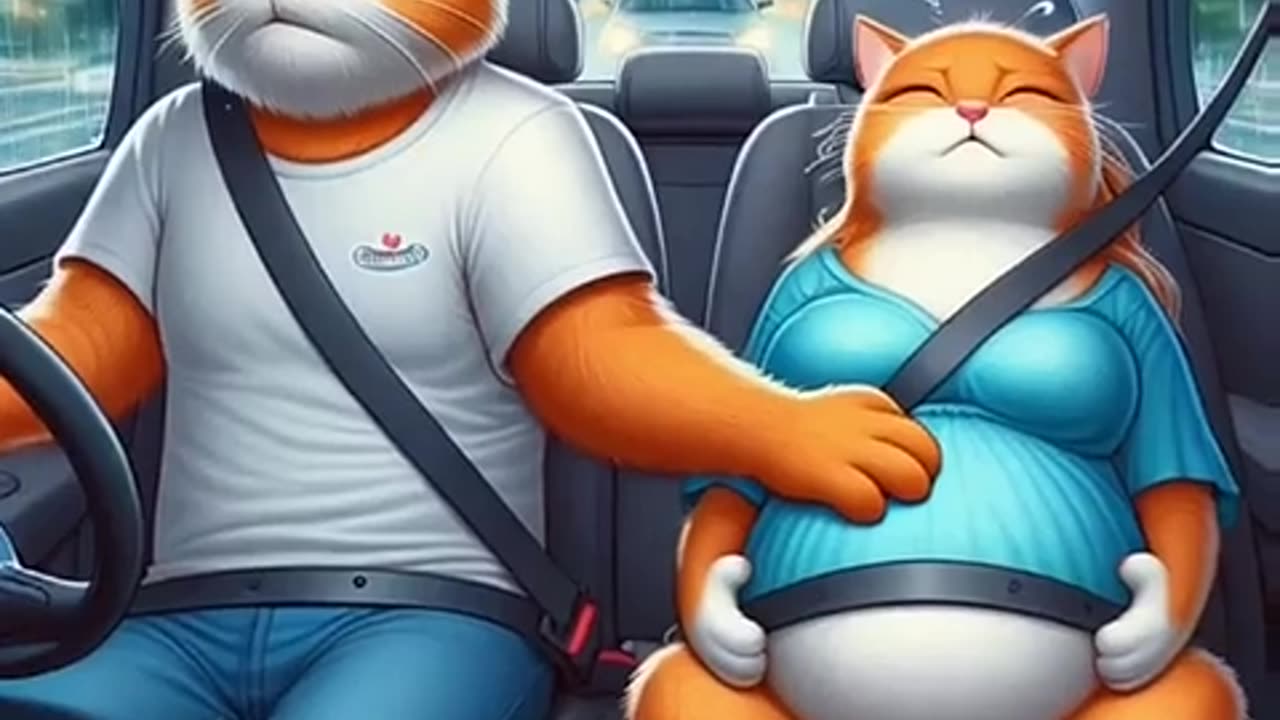 A family of three who survived a disaster. #cat #funny #short #cat #cute #kitten #pets