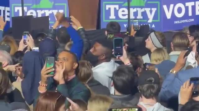 We Love Trump Chant Breaks Out While Biden Speaks at McAuliffe Rally