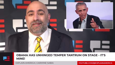 Obama Has Unhinged Temper Tantrum On Stage - It's Mine!