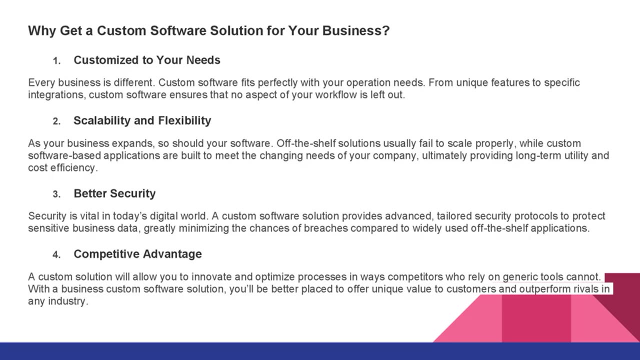 Why is a Custom Software Solution the Best Investment for Your Business?