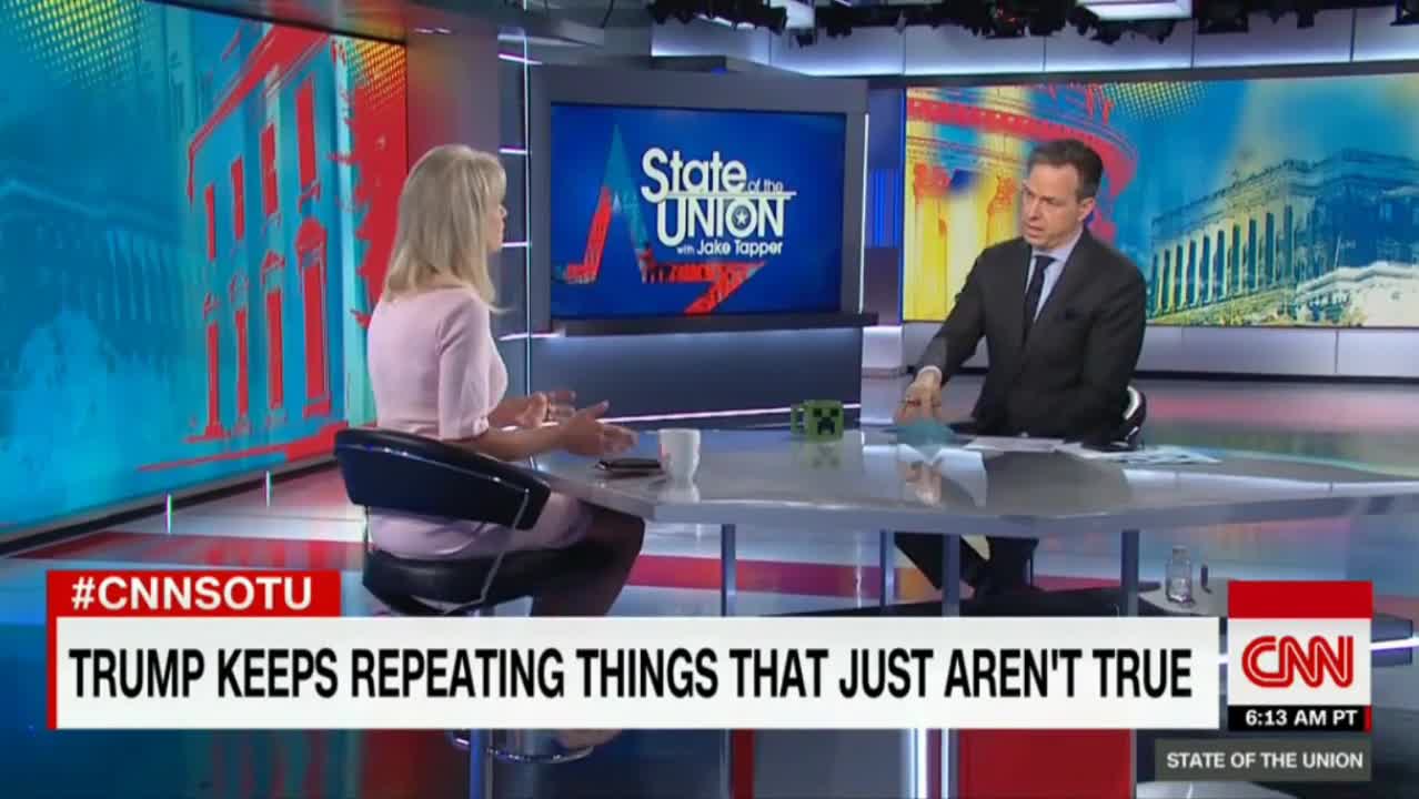 Kellyanne Conway and Jake Tapper get in heated debate over Trump's credibility