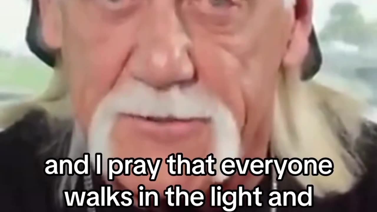 Hulk Hogan wwf legend walks with Jesus