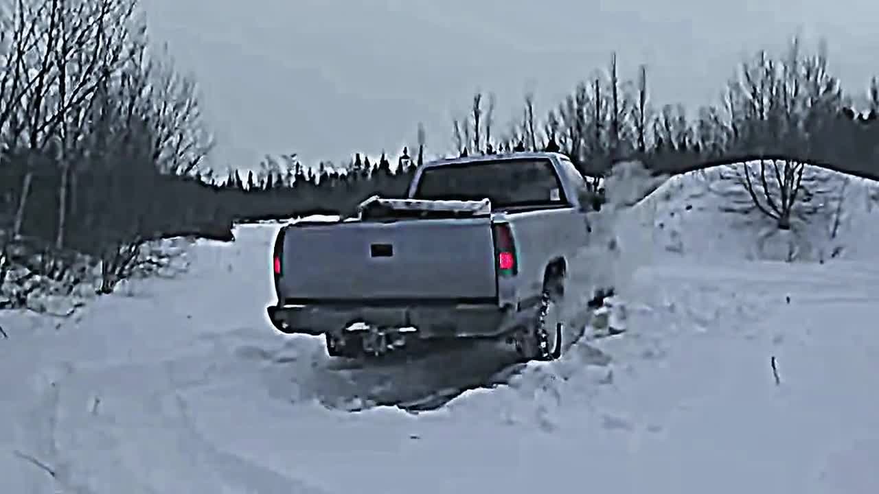 2WD Chev Fun in Snow