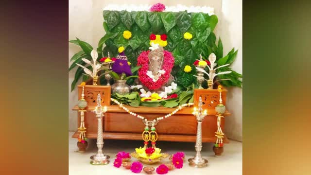 Ganesh Chaturthi decoration