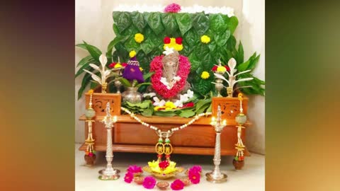 Ganesh Chaturthi decoration