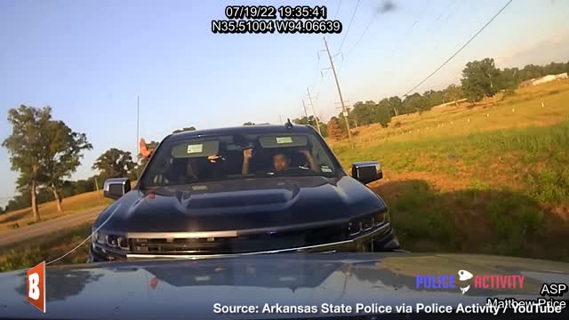 Arkansas State Police Use PIT Maneuver in Crazy High Speed Chase