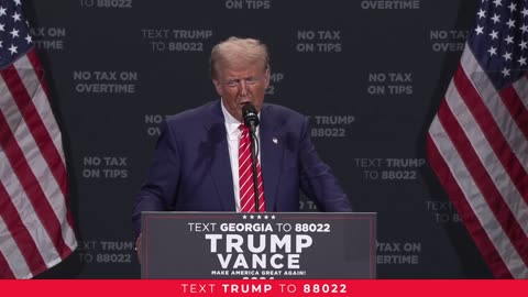 President Trump in Atlanta, GA