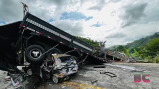 38 people die in a crash between a passenger bus and a truck in Brazil