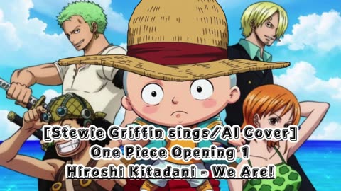 [SpongeBob SquarePants sings/AI Cover] One Piece Opening 1 Hiroshi Kitadani - We Are!