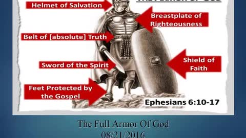 20160821 The Full Armor Of God
