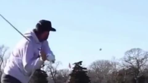 Man does Unbelievable Golf trick