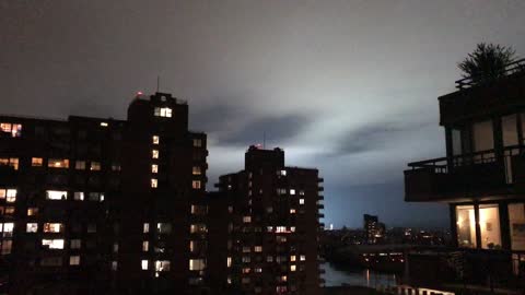 Brilliant Blue Night Sky in New York