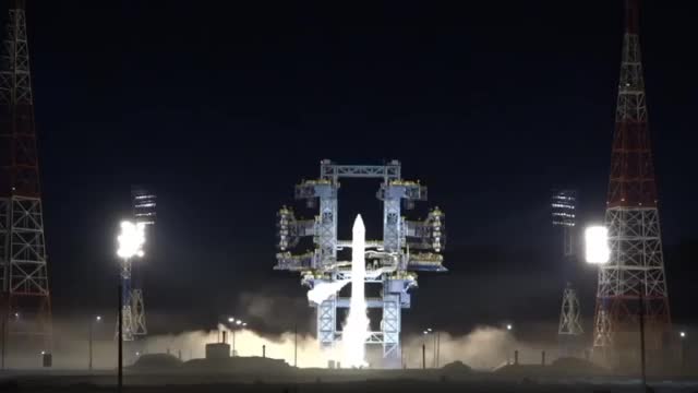 Launch of military satellite Angara-1.2 into the orbit