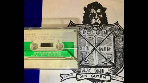 Dr Ruckman, Starting a Bible Institute Audiotape 5