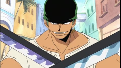 One Piece English Dub Zoro recognizes Daz Bonez 4kids vs Funimation