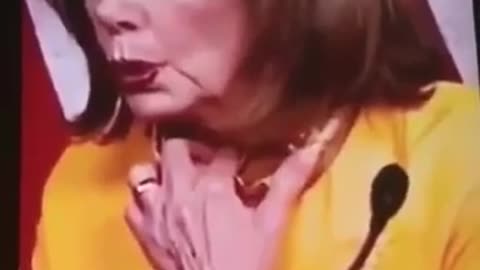 Nancy Pelosi appears to be Drunk as F