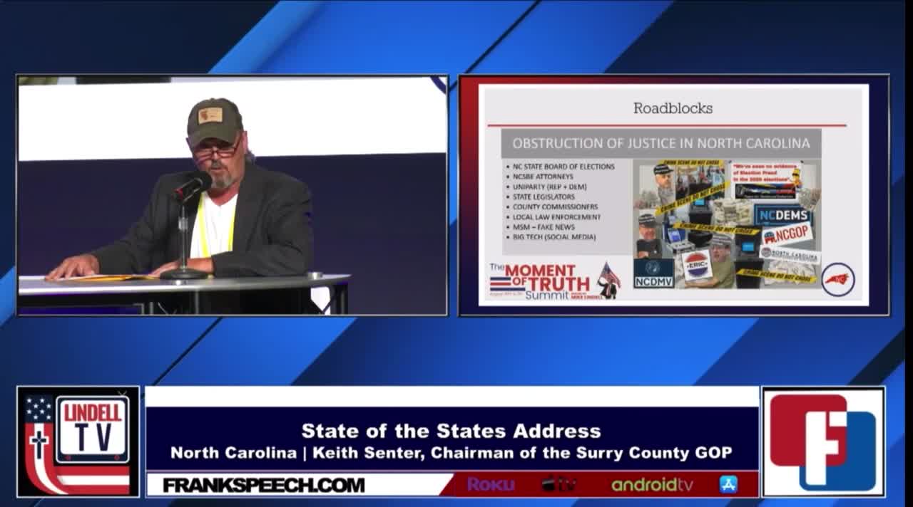 North Carolina Presentation At “The Moment Of Truth” Summit On Election Integrity