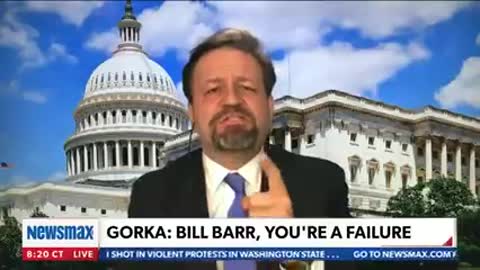 Bill Barr is a yellow-bellied coward. Sebastian Gorka on Newsmax