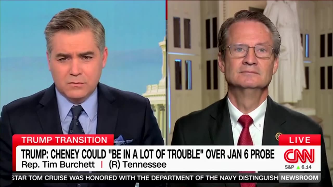 Republican Rep Spars With CNN's Acosta Over Possible Criminal Investigation Into Liz Cheney