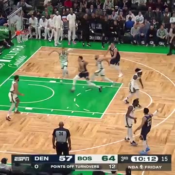 NBA - MPJ lefty THROWDOWN 😲 Nuggets-Celtics