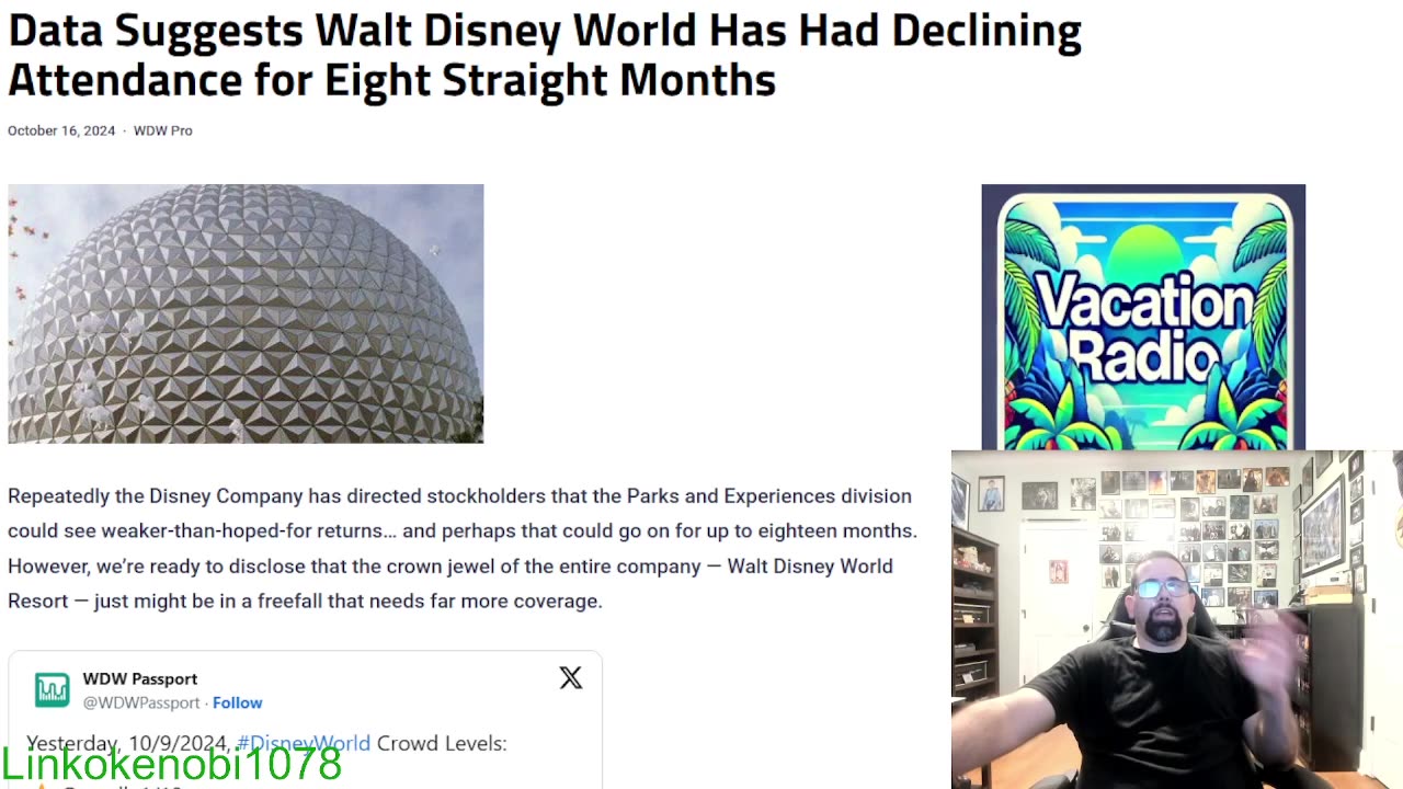 Disney World In Decline For The Past 8 Months