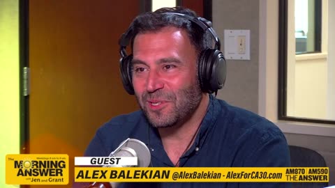 Alex Balekian W/ Jen & Grant on The Morning Answer!