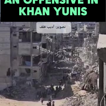 WATCH: Gazans Evacuate Khan Yunis