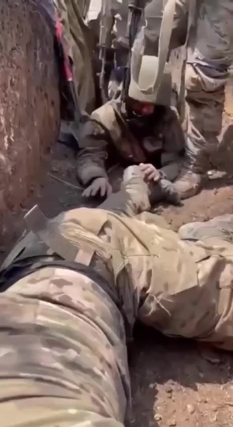 Captured trenches near Bakhmut - ZSU