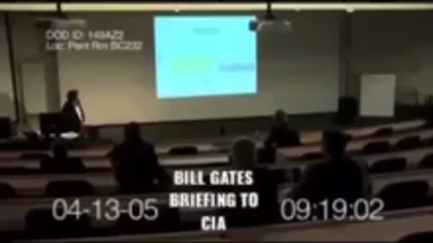 2005 CIA Briefing by Bill Gates: vaccines for Religious fanatics