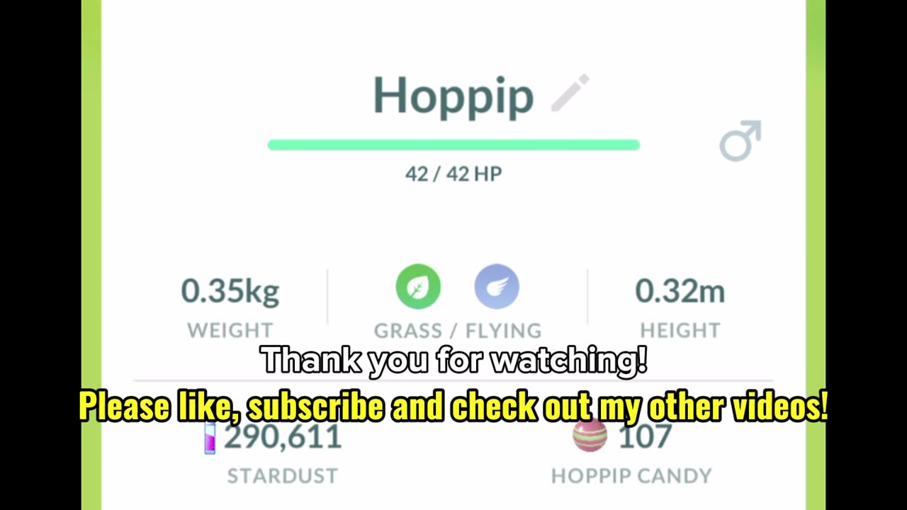 Pokemon Go - gintotski Catching 2 Star Hoppip