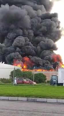 Emergencia por explosión en una bodega en Funza, Cundinamarca