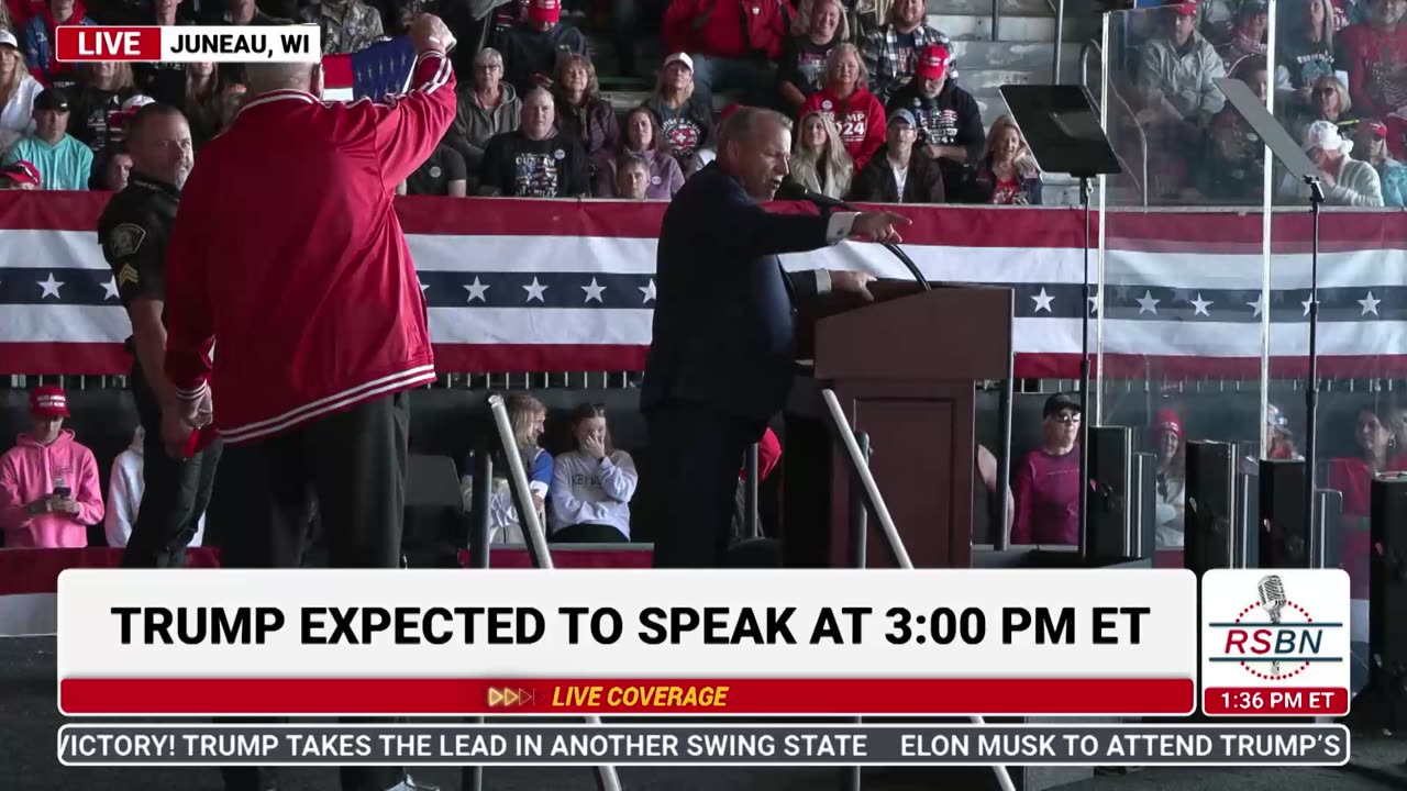 FULL SPEECH: Congressman Troy E. Nehls Speaks at a Trump Rally in Juneau, WI - 10/6/24