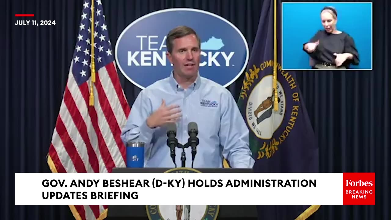 BREAKING NEWS- Kentucky's Andy Beshear Asked If He'd Join 2024 Ticket As VP